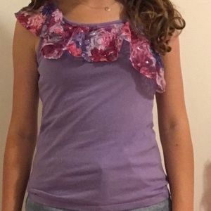 Fancy cute purple Blouse.